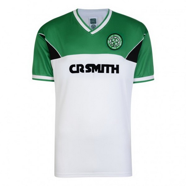 Tailandia Camiseta Celtic 2ª Retro 1985 1986 Verde Blanco